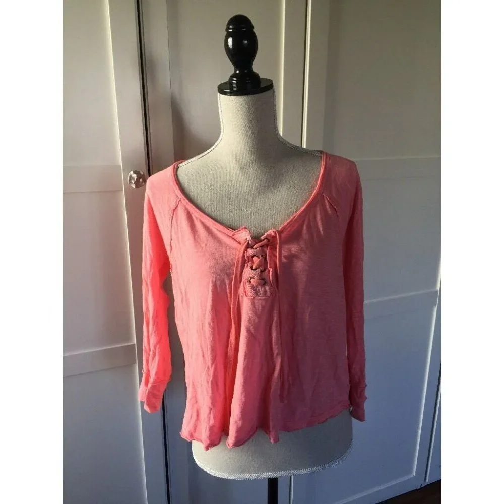 Free People We The Free Pink 'Gatekeeper' Lace-Up